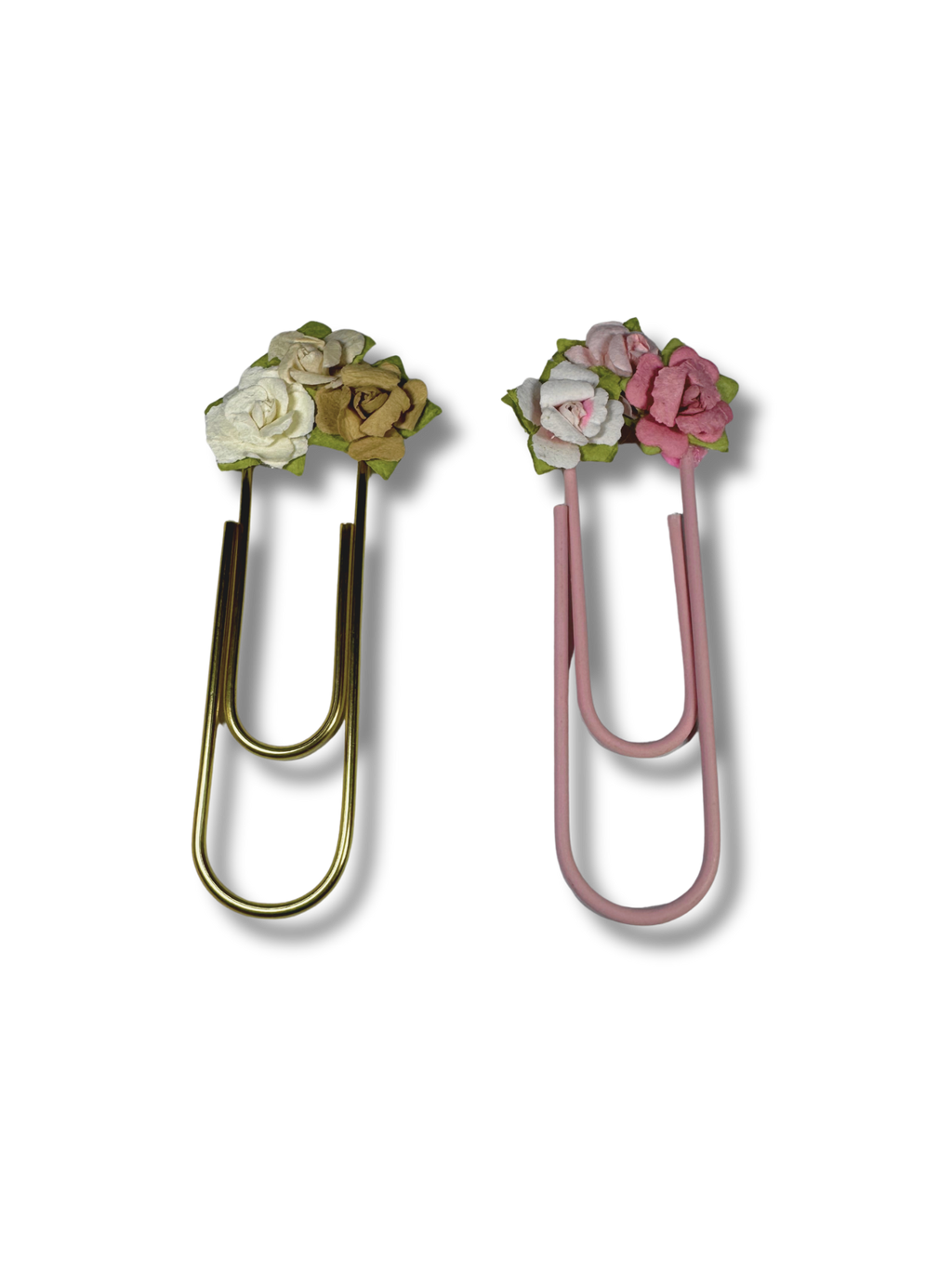Bloom Paper Clip Set with Flowers